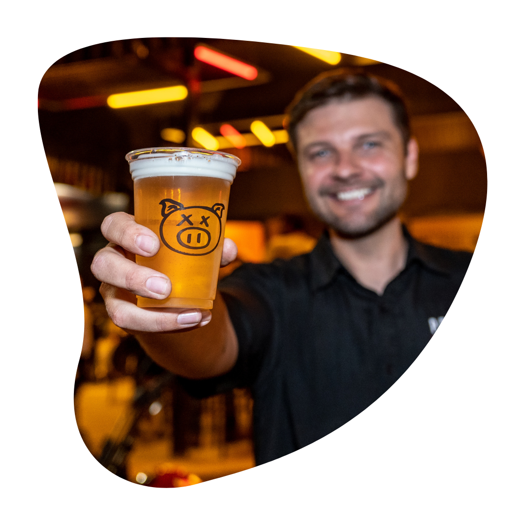 Petiscos de Carne de Porco e Chope Porks